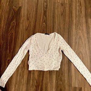 Brandy Melville Wrap Crop Top
